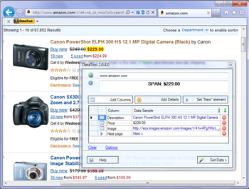 DataToolbar for Internet Explorer screenshot 2