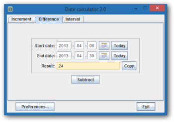 Date Calculator screenshot 2