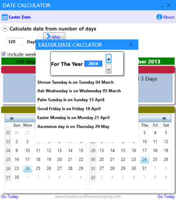 Date Calculator screenshot 2