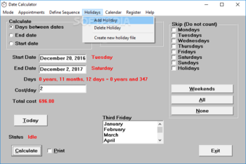 Date Calculator screenshot 5