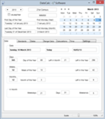 DateCalc screenshot