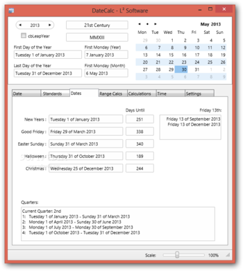 DateCalc screenshot 3