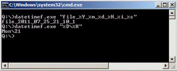 DateTimeF screenshot