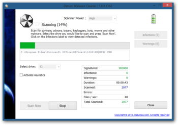 Datum Malware Cleaner screenshot