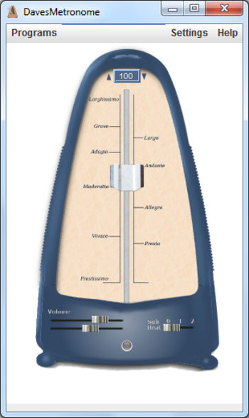 DavesMetronome screenshot