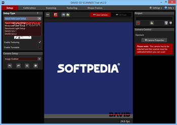 DAVID 3D Scanner screenshot