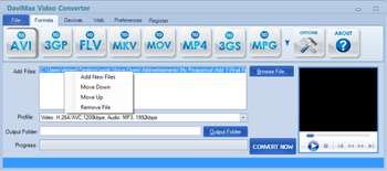 DAVIMAX Video Converter screenshot 2