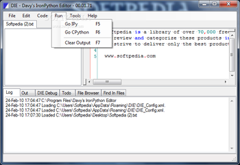 Davy's Ironpython Editor screenshot 3