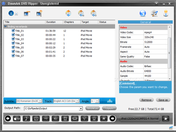DawnArk DVD Ripper screenshot 2
