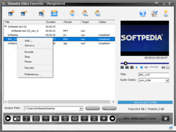 DawnArk Video Converter screenshot 2