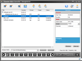 DawnArk Video Converter screenshot 3