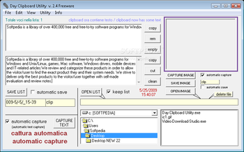 Day Clipboard Utility screenshot