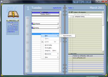 DayBook screenshot