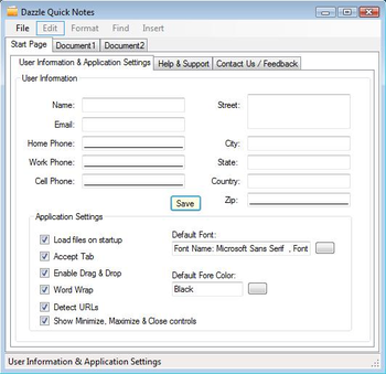 Dazzle Quick Notes screenshot 2