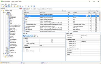 DB AppMaker screenshot