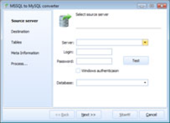 DB Elephant MSSQL to Postgre Converter screenshot