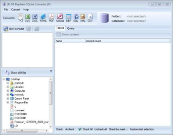 DB Elephant SQLite Converter screenshot