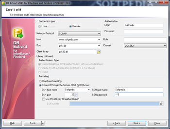DB Extract 2011 for InterBase and Firebird screenshot