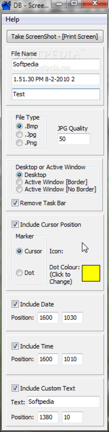 DB - ScreenShot screenshot