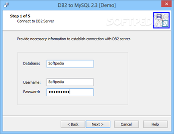 DB2 to MySQL screenshot 2
