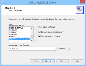 DB2 to MySQL screenshot 4