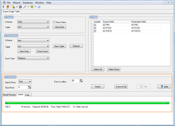 DB2ToSqlite screenshot 4