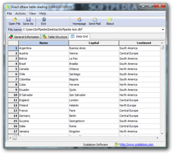 dBase viewer screenshot 4