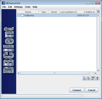 DBClient screenshot