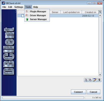 DBClient screenshot 4