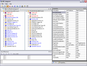 DBComparer screenshot 3