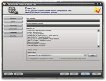 DBConvert for Firebird and MS SQL screenshot 4