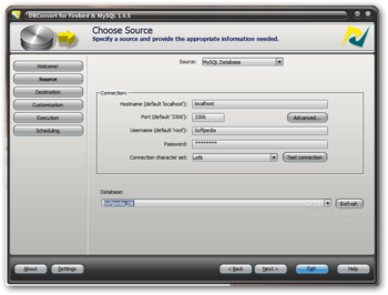 DBConvert for Firebird and MySQL screenshot