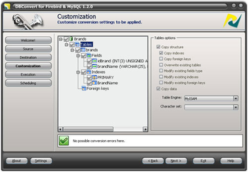 DBConvert for Firebird and MySQL screenshot 4