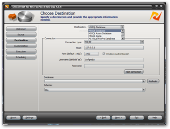 DBConvert for FoxPro & MSSQL screenshot 2