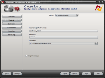 DBConvert for MS Access & MS FoxPro screenshot