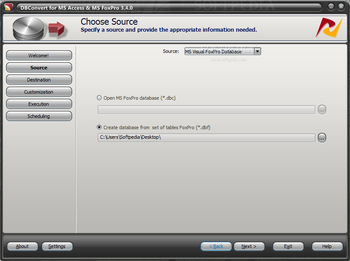 DBConvert for MS Access & MS FoxPro screenshot 2