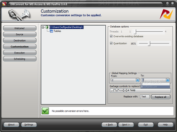 DBConvert for MS Access & MS FoxPro screenshot 3