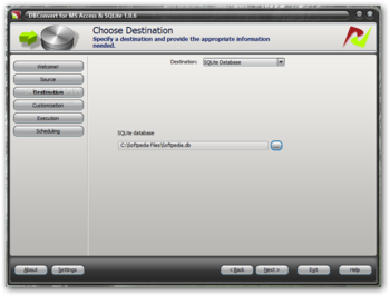 DBConvert for MS Access & SQLite screenshot 2