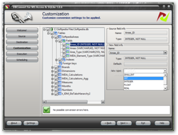 DBConvert for MS Access & SQLite screenshot 6