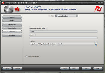 DBConvert for Oracle and Access screenshot