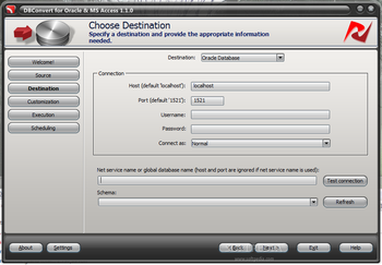DBConvert for Oracle and Access screenshot 2