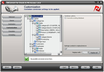 DBConvert for Oracle and Access screenshot 3