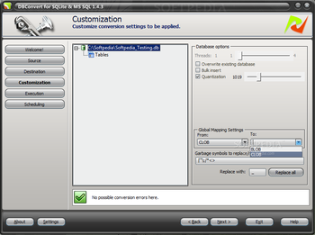 DBConvert for SQLite and MSSQL screenshot 2