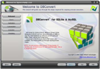 DBConvert for SQLite & MySQL screenshot 3