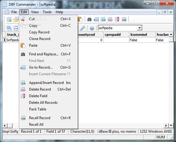 DBF Commander screenshot 2