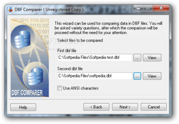 DBF Comparer screenshot