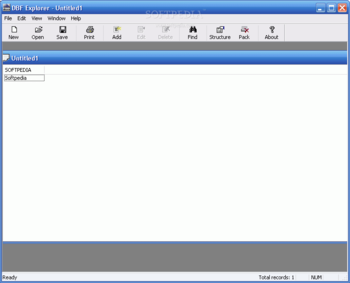 DBF Explorer screenshot