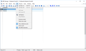 DBF Manager screenshot 5