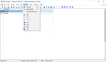 DBF Manager screenshot 6
