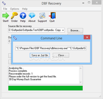 DBF Recovery screenshot 3